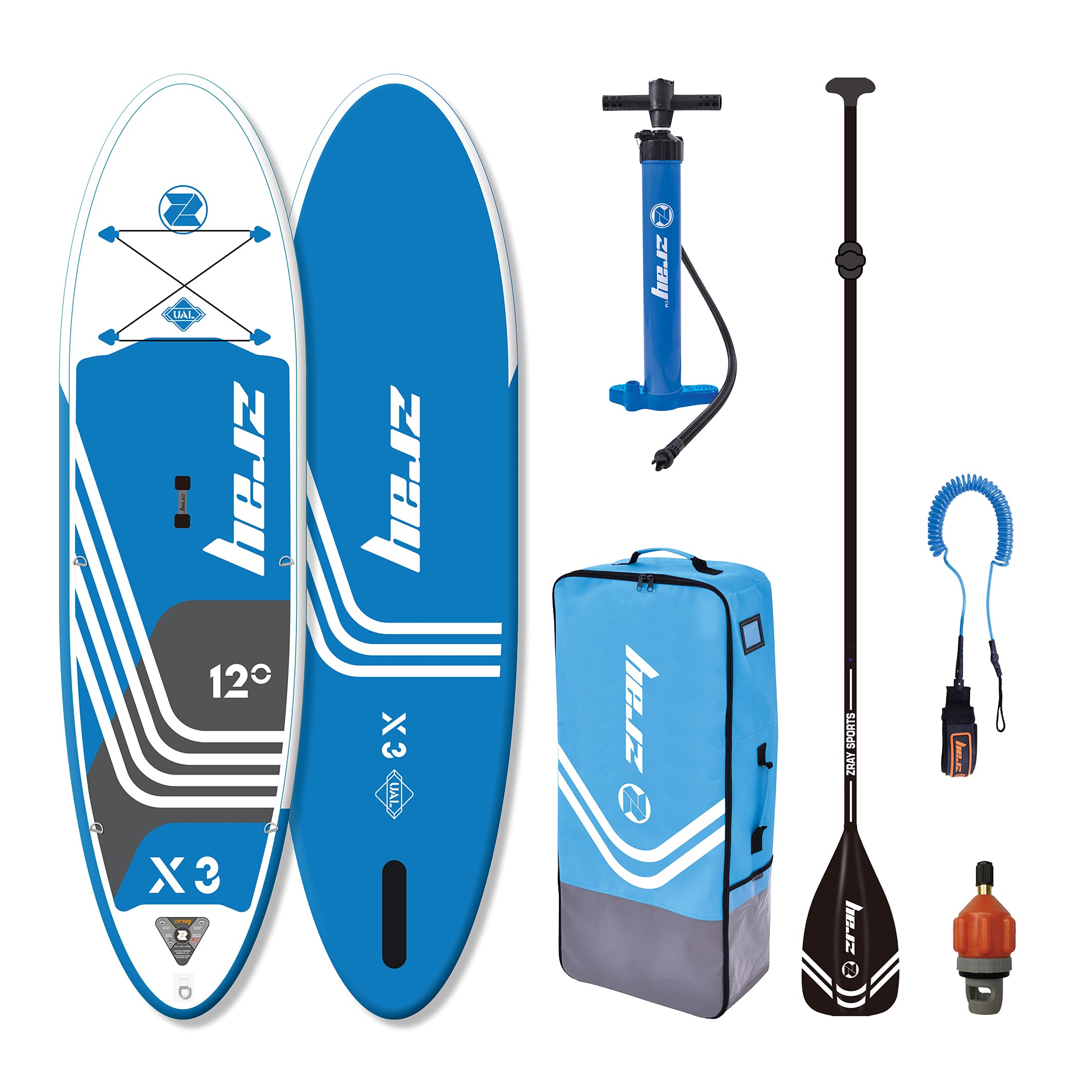 Zray 12 Foot X-Rider Epic X3 Inflatable SUP Outdoor Sport All
